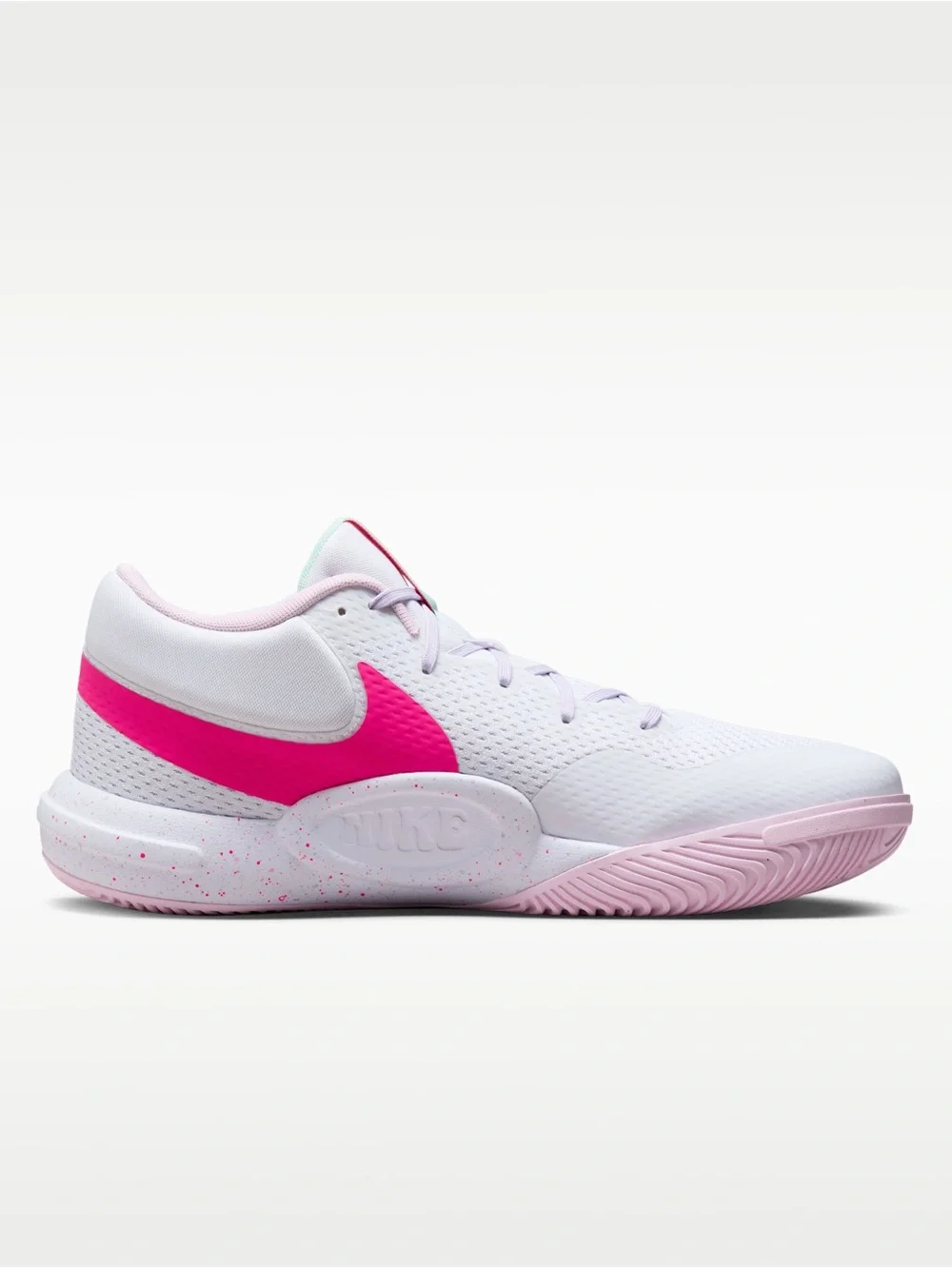 NWOB Nike Hyperquick Womens Volleyball Sneakers White Pink Purple Speckled 9.5